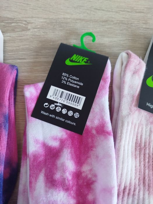 Set 4 perechi de șosete Nike lungi colorate damă mărime 36-42