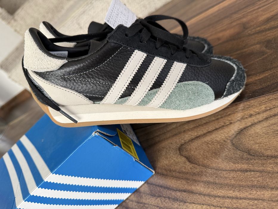 Кожени черни Маратонки/Кецове Adidas Country OG black low, 37,5 НОВИ