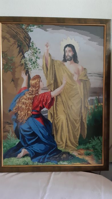 Предлагам гоблен 60/90 см НОВ Христос ВОСКРЕСЕ