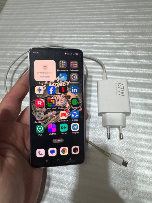 Oppo Reno 13F 4G 16/256GB Purple Igravoy 2026 Holati Yaxshi Pubg Zor
