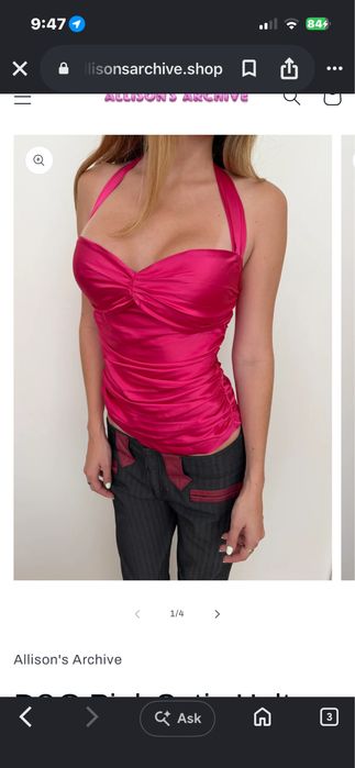 D&G dolce & gabbana top pink