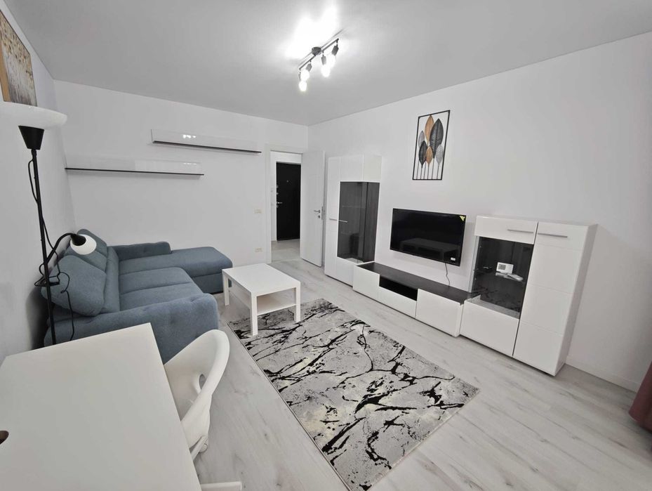 De închiriat garsonieră premium  – 55 mp, bloc nou, loc de parcare acoperit, 5 min metrou Anghel Saligny, 500 euro