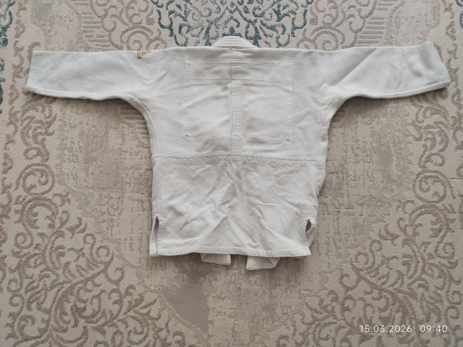 Кимоно 145см Адидас золотой