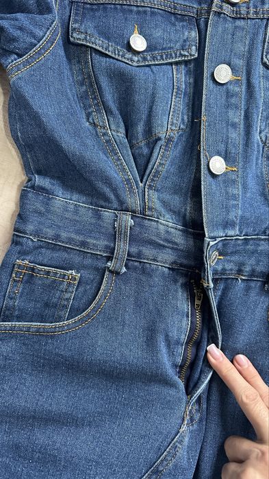 Джинсовое платье