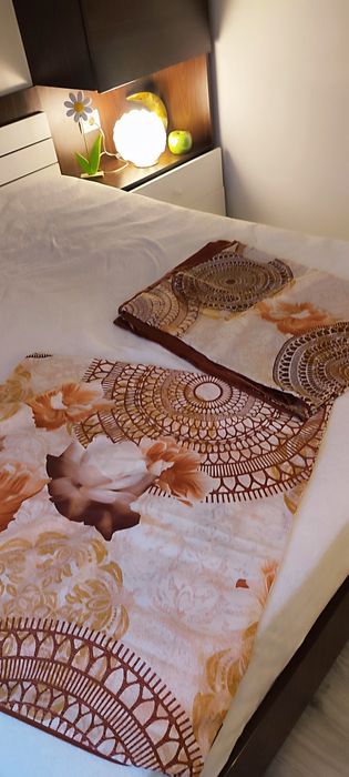 Set de pat bumbac satinat si vâscoză, Meisterstuck, două fețe