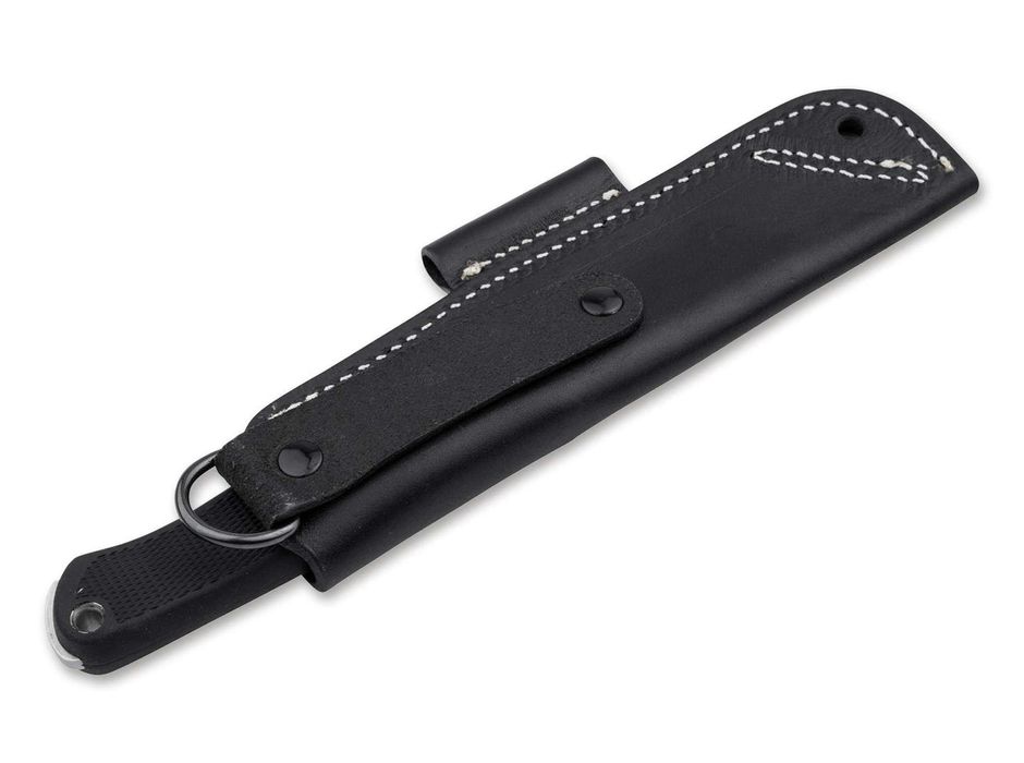 Cutit Boker Arbolito BK-1, maner TPE, lama otel N690, teaca piele