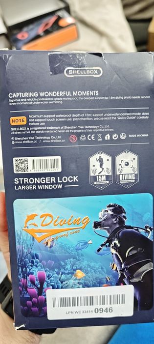 Carcasa telefon subacvatica
