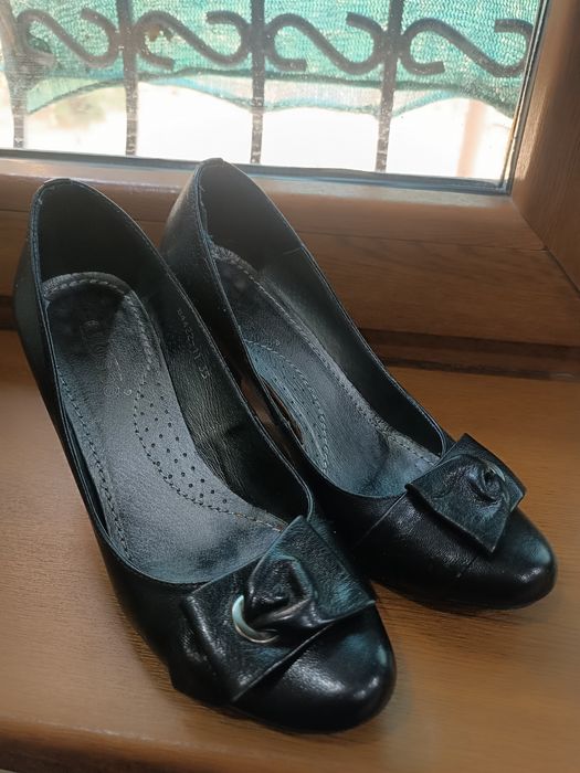 туфли женские кожаные