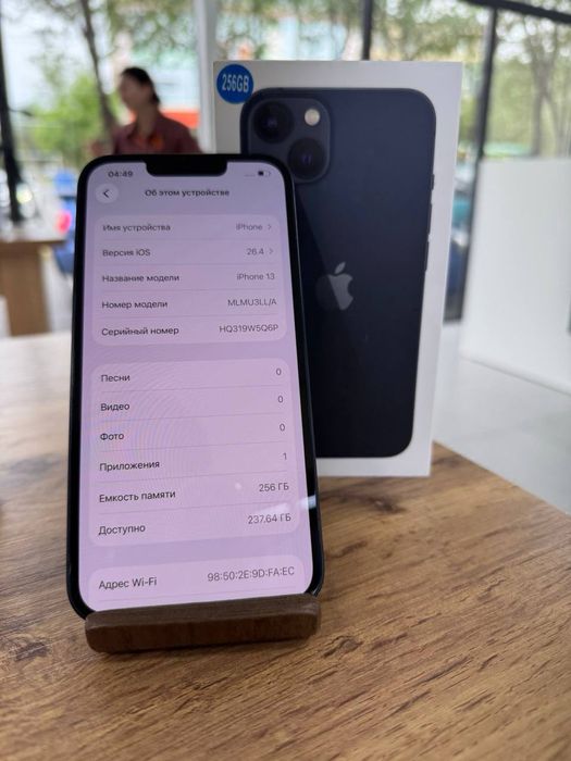 iPhone 13•256GB/97%Black Айфон 13•256ГБ/97%қара