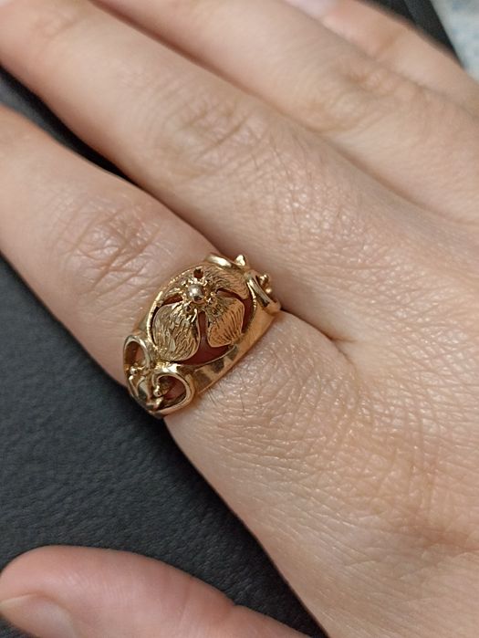 Золотое кольцо 583 пробы