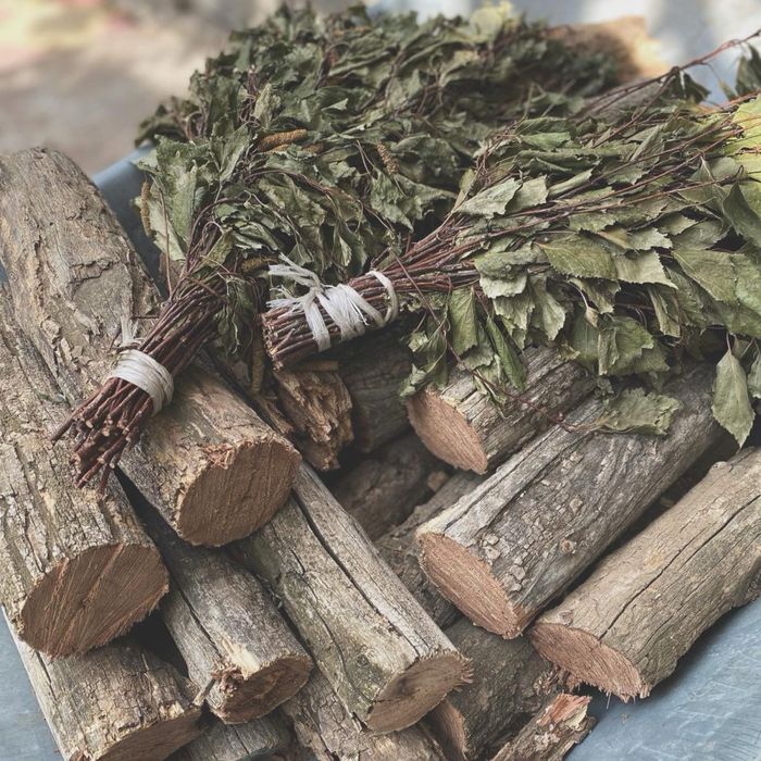 Веник баня березовый