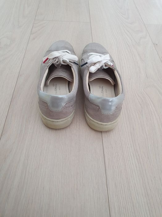 BENVENUTI Sneakers Tenisi dama piele naturala gri marime 37 Curier OLX