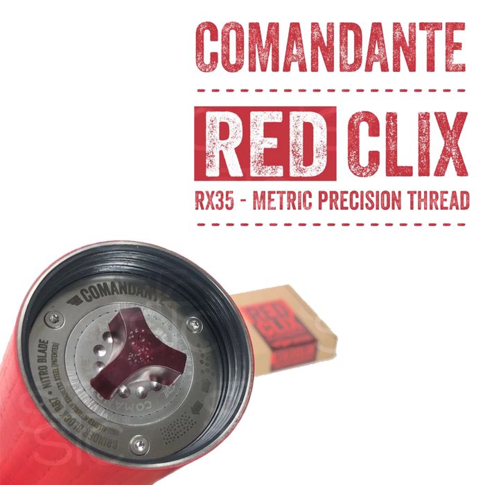 Набор для регулировки заусенок COMANDANTE RX35 RED CLIX