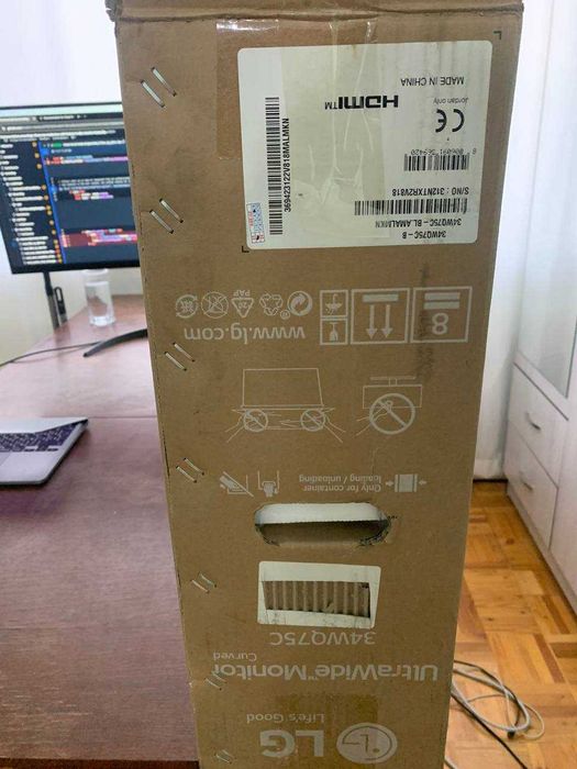 Монитор LG 34" 21:9 Curved UltraWide™ QHD (3440 x 1440)