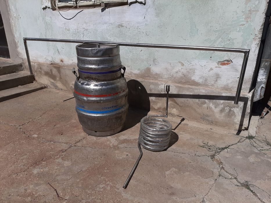 Vând cazan de țuică din inox