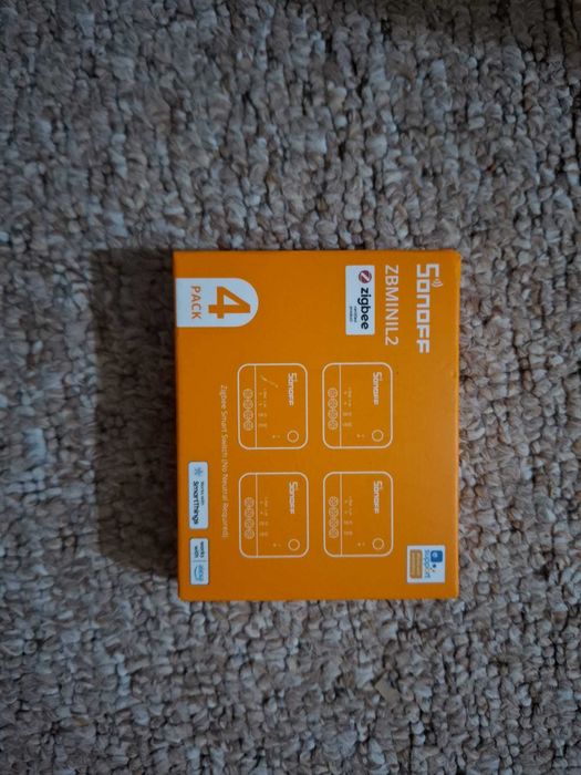 SONOFF ZBMINIL2 Zigbee Smart Switch, pachet de 4 comutatoare inteligente