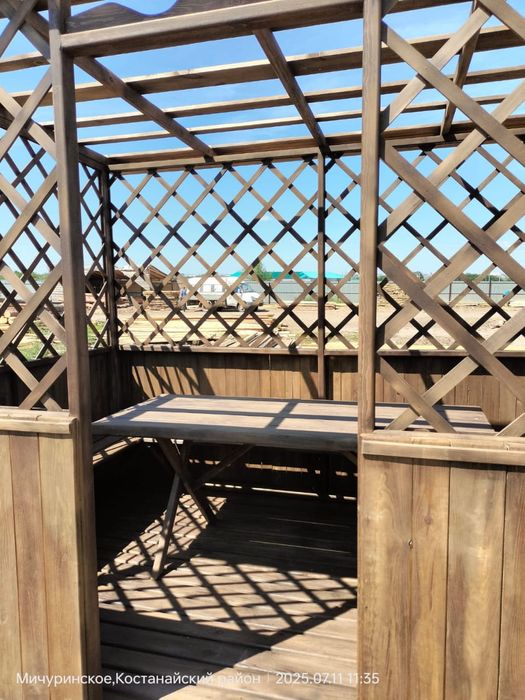 Беседка летняя для частного дома