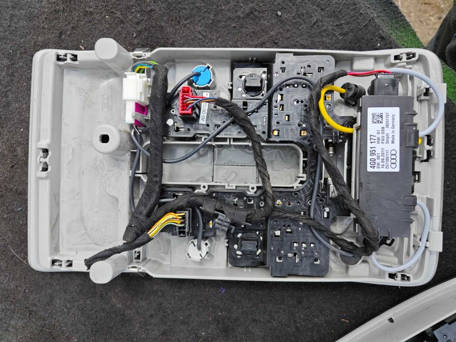 Черни S-line плафониери конзола таван Ауди A6 A7 C7 4G Audi