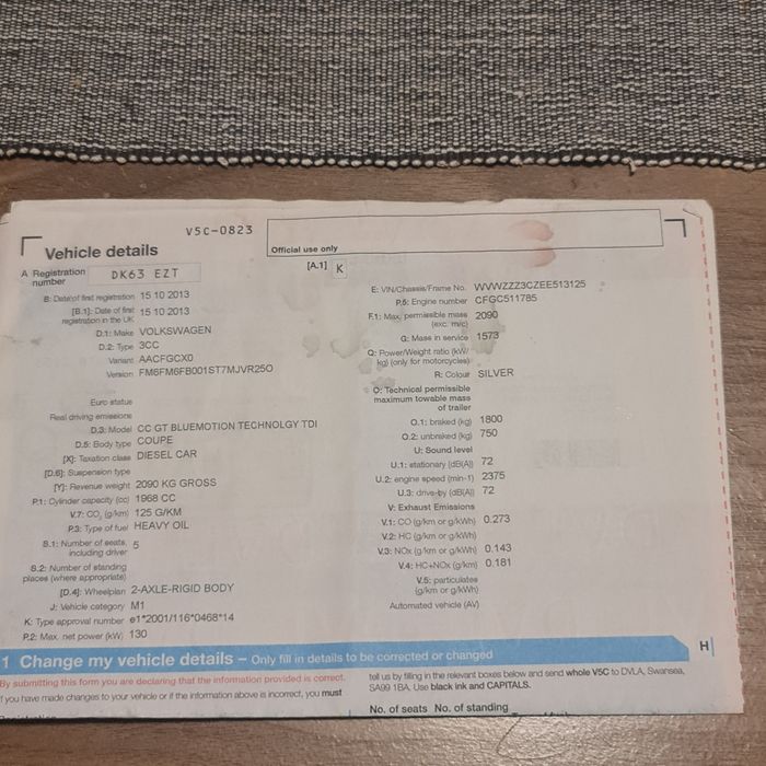 Wolzvagen pasat cc 2013