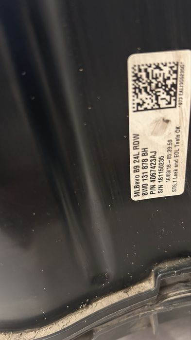 Rezervor Adblue cu pompa Audi A4 B9 2018