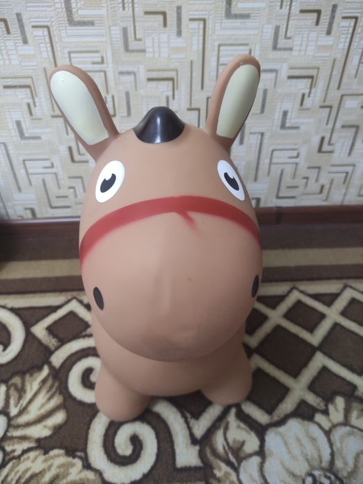 Прыгун ослик резиновый