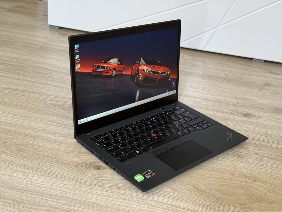 Като Нов 14'FHD IPS  Ryzen 7 Pro-5850u  Thinkpad T14s Gen 2  16GB LPDDR4x  512GB