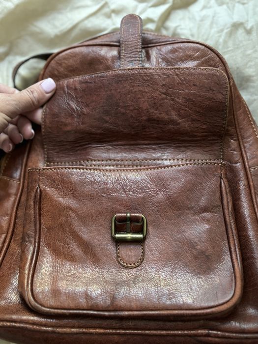 Раница естествена кожа