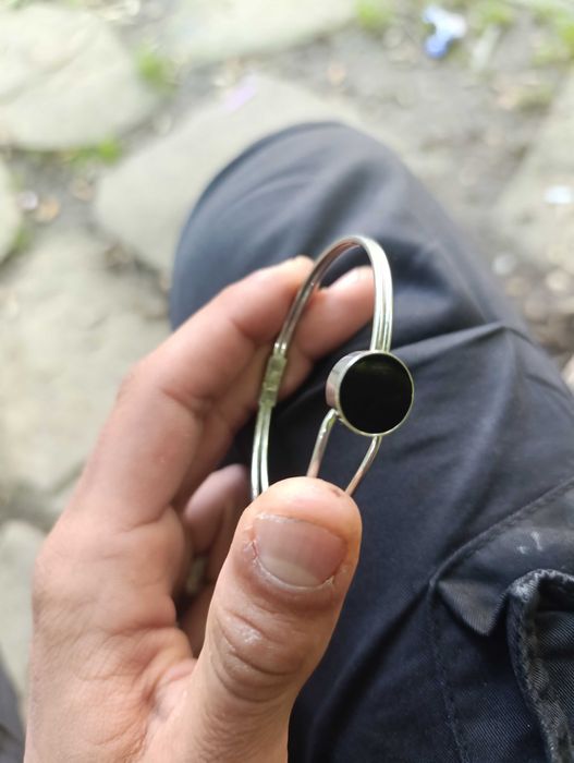 Гривна на SKAGEN с черна перла