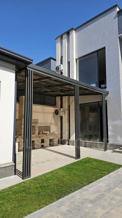 Naves, oynalik naves, leksan, навесы, железные навесы стеклянные