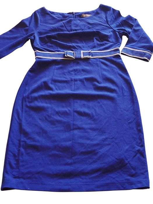 rochie mini albastra, mulata pe corp, marime S, noua, FEVER