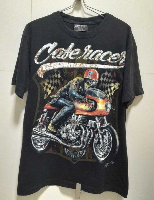 Rock-Сhang Cafe Racer / М / Фосфорная Футболка Винтаж