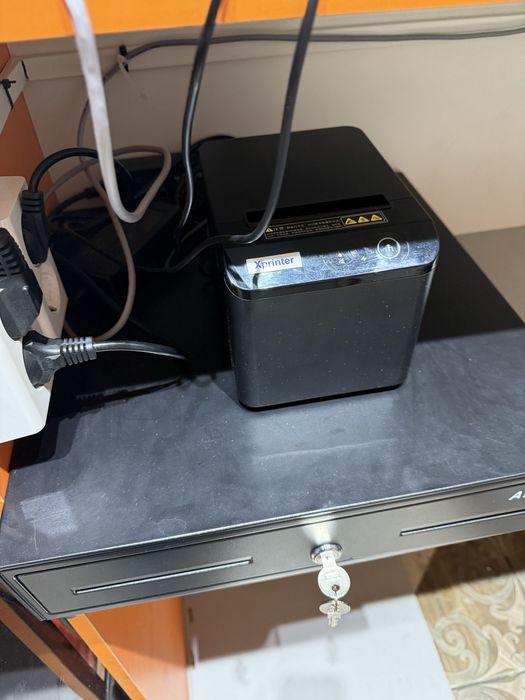 Пос моноблок , чек принтер, кассовый ящик