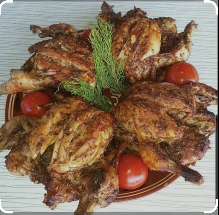 Tandir tovuq. Archa tovuq va gosht