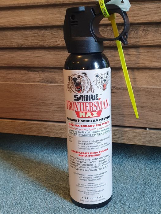 Spray anti-urs Sabre Frontiersman Max 272 ml – nou, sigilat, expiră 08/2028