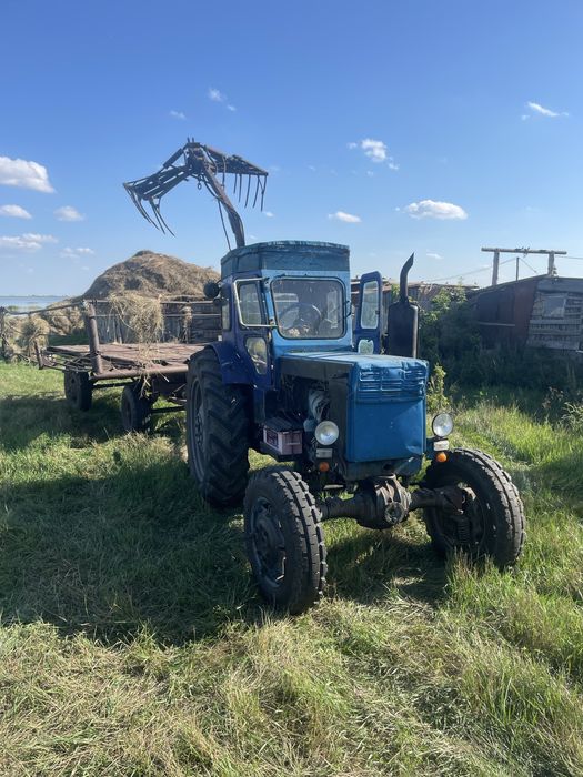 Трактор Т-40, грейфер "петух", косилка роторная