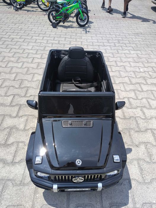 MERCEDES Акумулаторен джип AMG G63 мет. черен