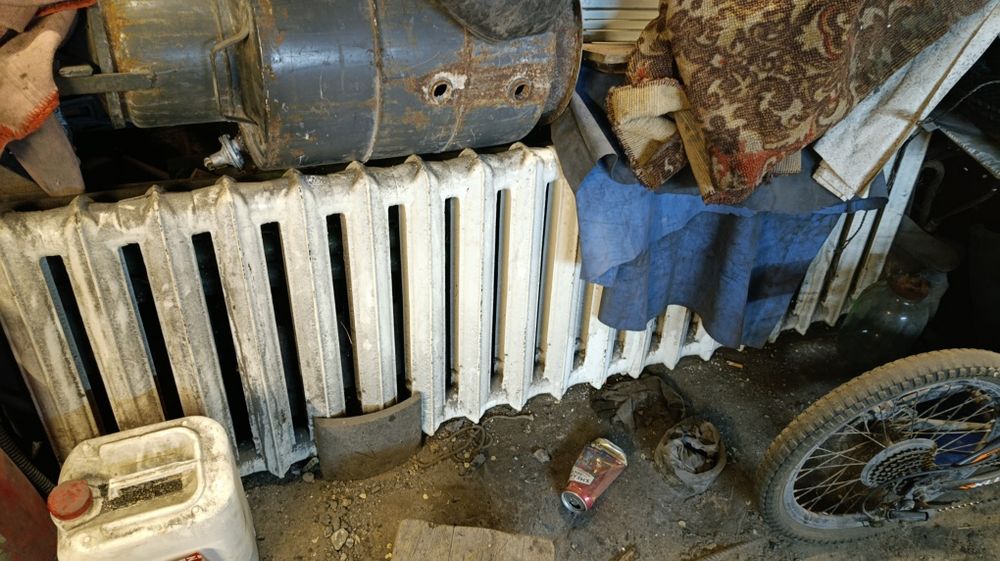 Чугунная батарея 19 секций