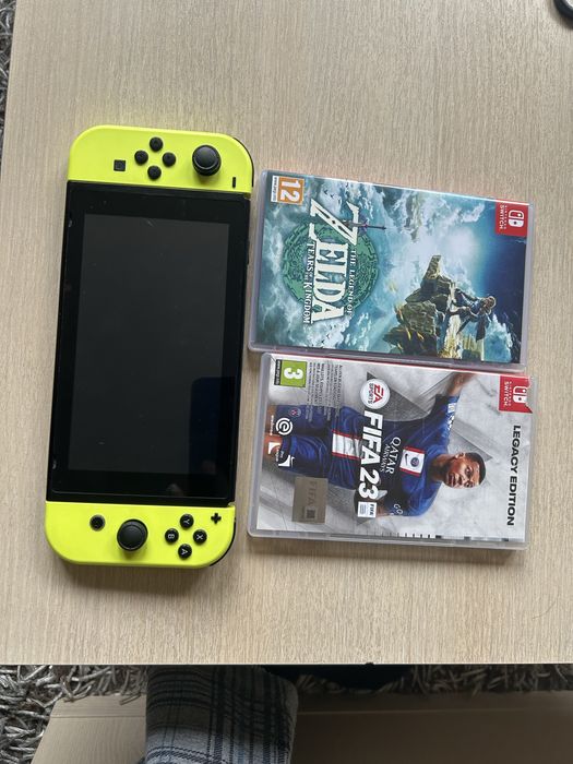 Нинтендо Суитч Nintendo switch+ 4 игри