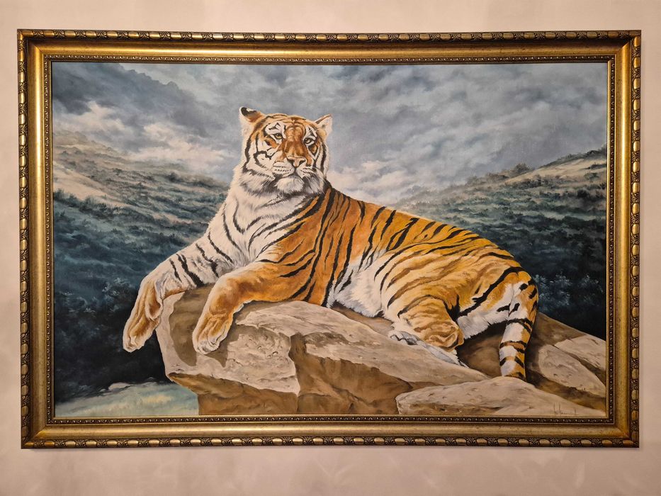 Продам картина тигра размер 1м * 1.5м