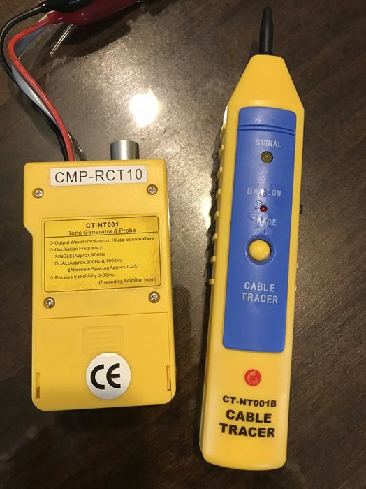 Тестер за кабели и LAN CMP-RCT 10