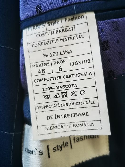 Costum carouri Man's style fashion