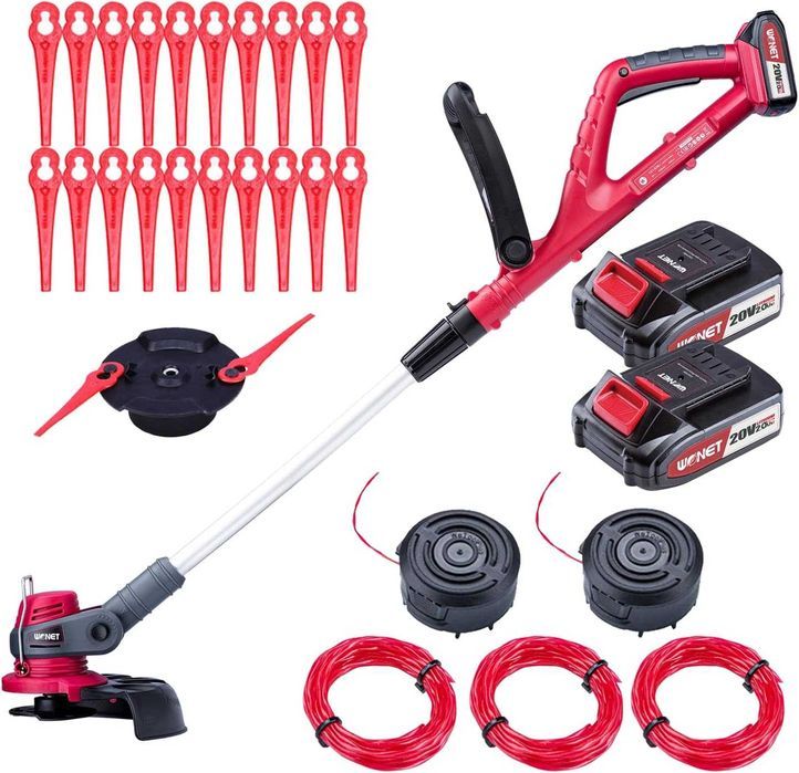 Trimmer electric WONET, cu o baterie si incarcator, telescopic