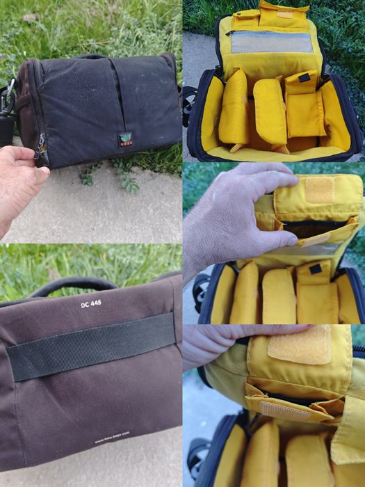 Фото сумки kata и рюкзак.