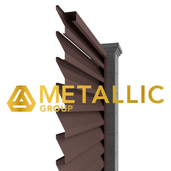 Gard metalic jaluzea | Suruburi ascunse | Prahova | Model 2026 |