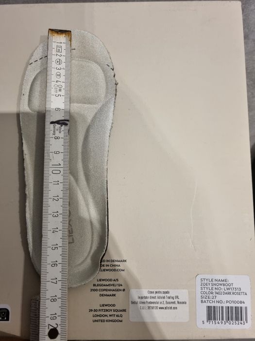 Cizme zăpadă copii Liewood marime 27