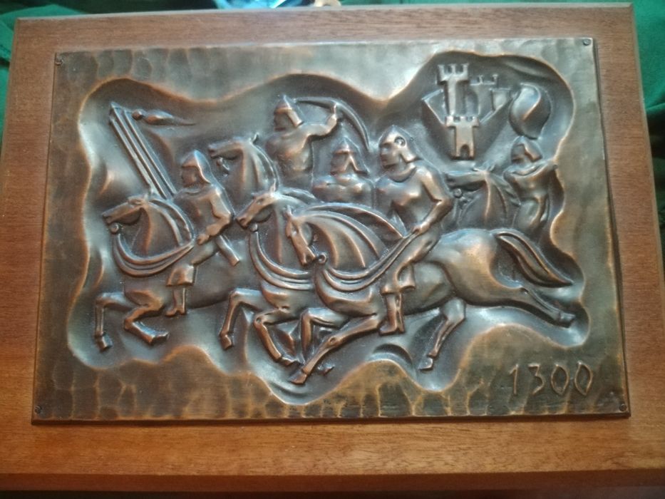 Медна картина 1300г България