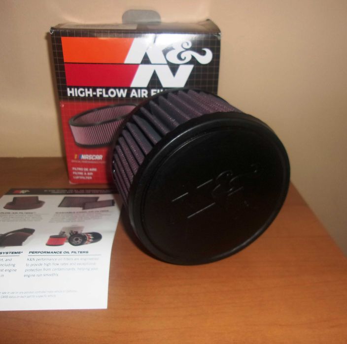 Спортен филтър K&N-оригинал, отвор 89мм, нов, промоция!