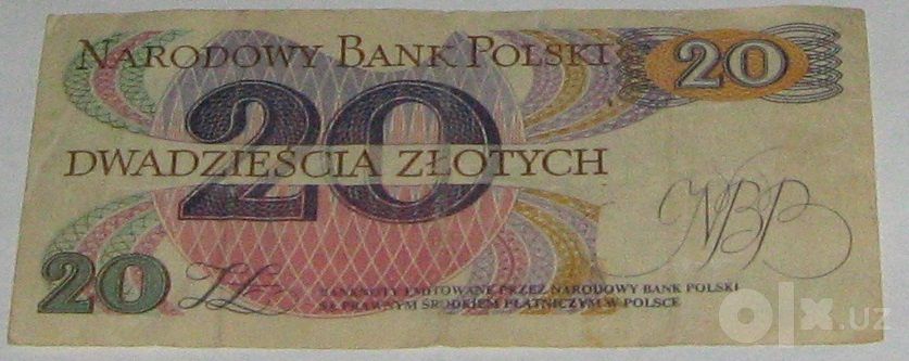 Купюра Польша 20 злотых