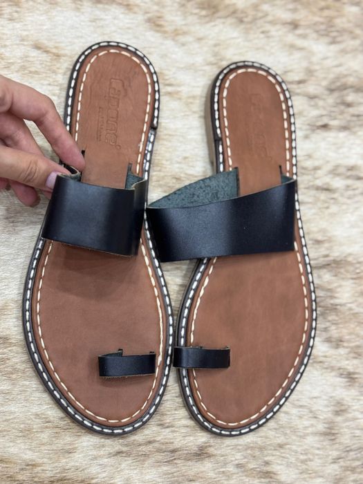 Натуральная Кожа, шлепки . Турция