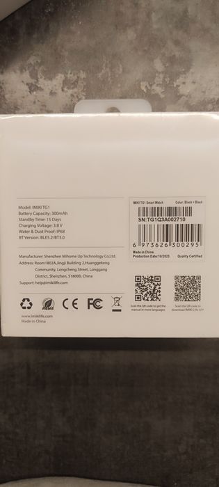 Smart watch TG 1 imiki